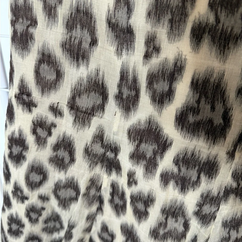 Talbots Animal Print A-Line Skirt - Picture 11 of 13